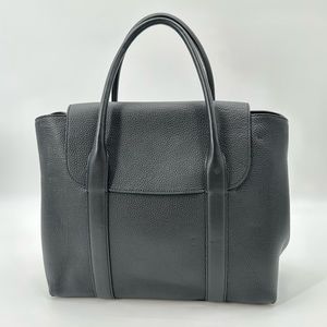 Cuyana Black Leather Trapeze Satchel